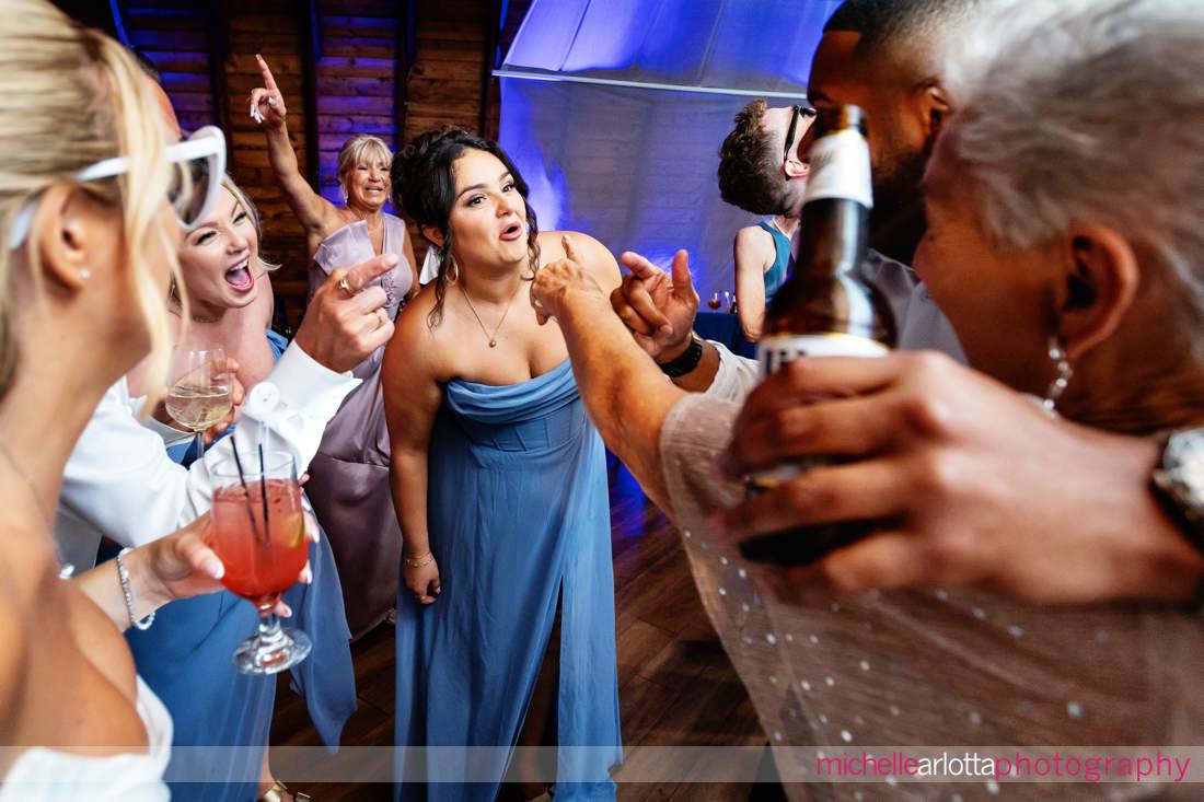 Perona Farms summer wedding reception NJ
