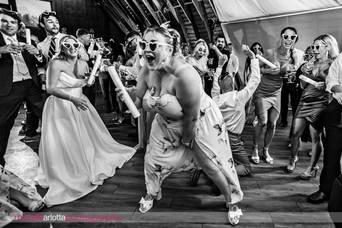 Perona Farms summer wedding reception NJ