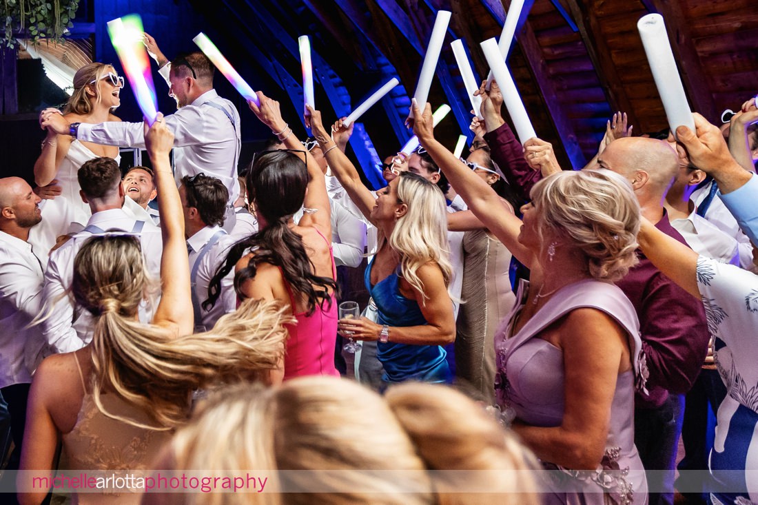 Perona Farms summer wedding reception NJ