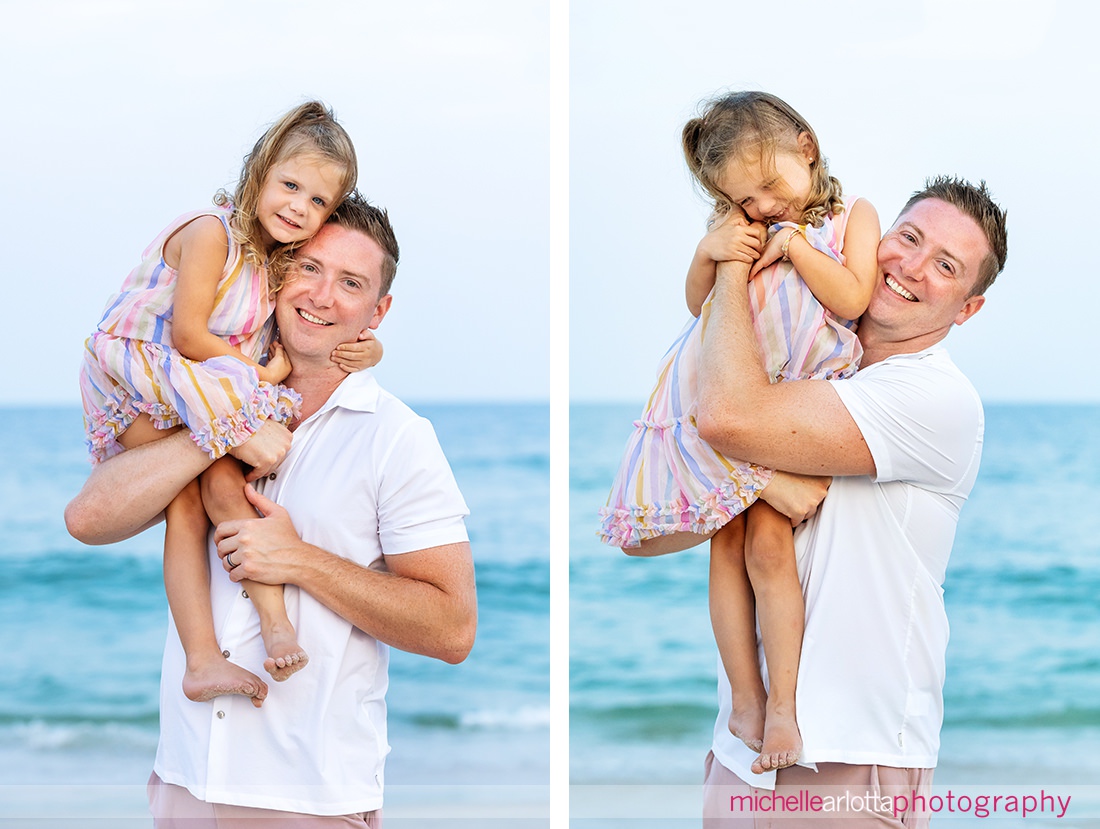 Long Beach Island, LBI Family beach photography father and daughter